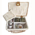 EGMONT TOYS - Tin Tea Set in a Wicker Picnic Basket - Forest
